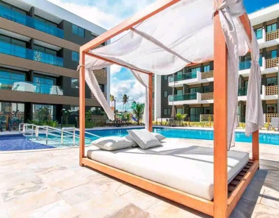 Flat Luxo No Mana Beach Em Muro Alto 4 Pessoas Pôrto das Galinhas Exterior foto